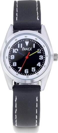 Panex Barneklokke med sort silikonrem