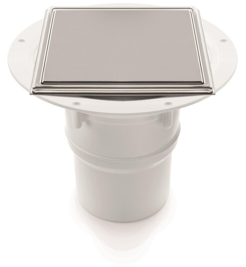 Jafo 7060680V Rensebrønn 110 mm Flisegulv Innendørsavløp