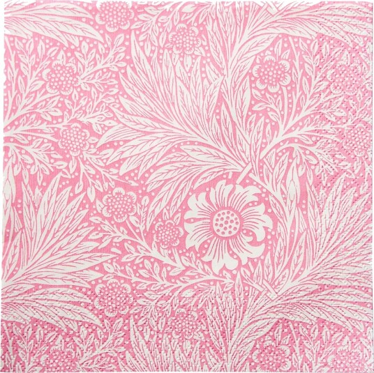 William Morris By havi William Morris Napkin Marigold Napkin   Pink   24X24CM