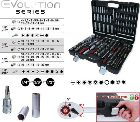 KS TOOLS 917.0795 Pipenøkkelsett