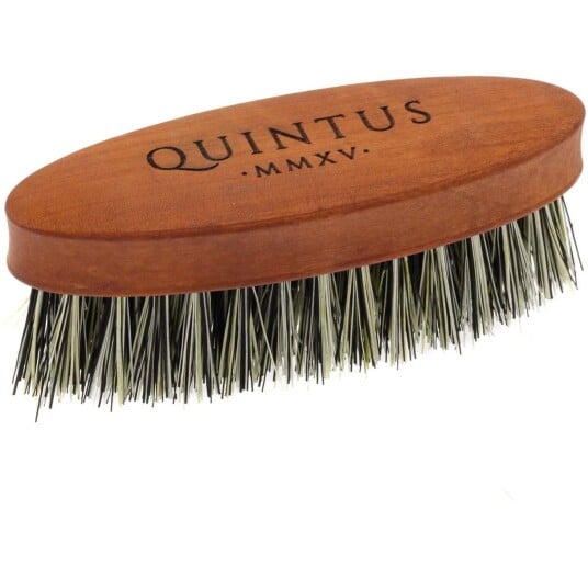 Quintus Mmxv Small Vegan Beard Brush Pearwood Tampico Fibers Quintus Mmxv Small Vegan Beard Brush Pearwood Tampico Fibers