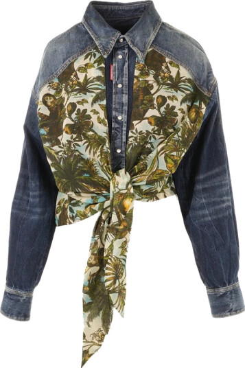 Dsquared2 Dame Skjorter Flerfarget L,