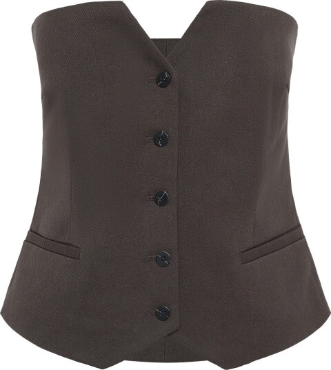 Copenhagen Muse Cmtailor Corsage   Brown   XS