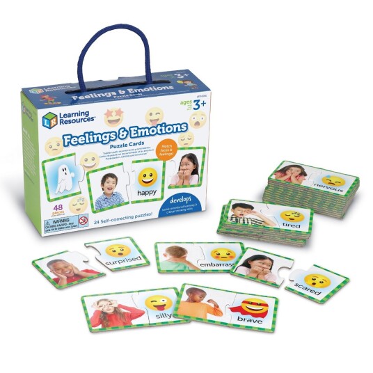 Learning Resources Puslespillkort Finn følelsen Learning Resources Puslespillkort Finn følelsen