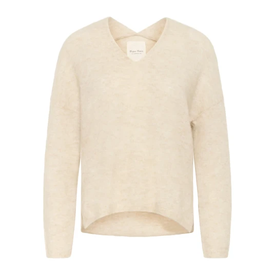 Part Two Dame Strikkevarer Beige XL, Part Two Dame Strikkevarer Beige XL,