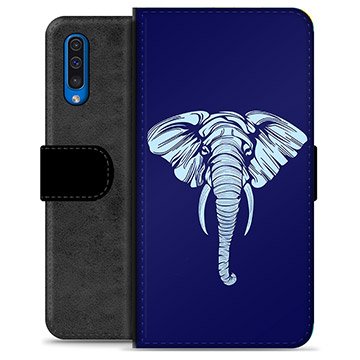 Samsung Galaxy A50 Premium Lommebok-deksel Elefant