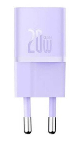 Baseus Mini wall charger Baseus GaN5 20W (purple)
