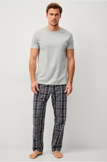 Ellos Collection Pysjbukser i poplin Svart Ellos Collection Pysjbukser i poplin Svart