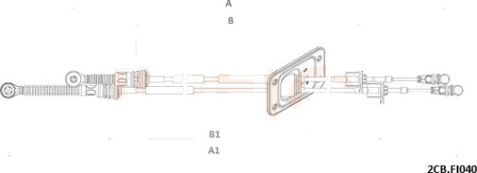 Kabel, girmekanisme COFLE 2CB.FI040