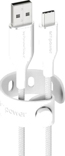 PanzerGlass Racing USB A USB C 60W kabel 1.2m Silver White EM30290 PanzerGlass Racing USB A USB C 60W kabel 1.2m Silver White EM30290
