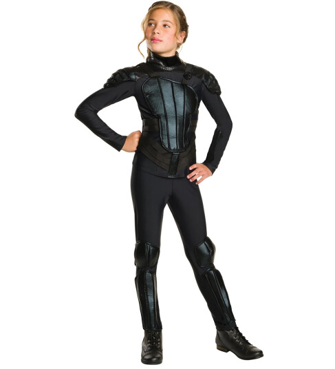 Rubies Kostymer Katniss Everdeen 4 6 år 104 116 Kostymer Svart
