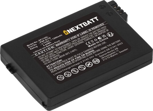 Batteri til Sony PSP-2000 Slim/3000 erstatningsbatteri PSP-2000