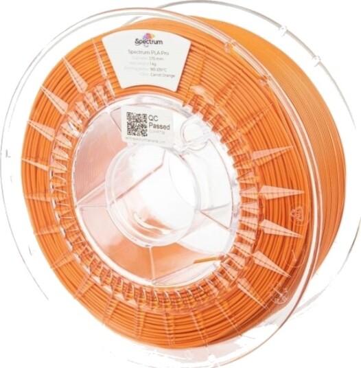Spectrum PLA Pro Filament 1.75 mm 1000 g Carrot Orange 80130