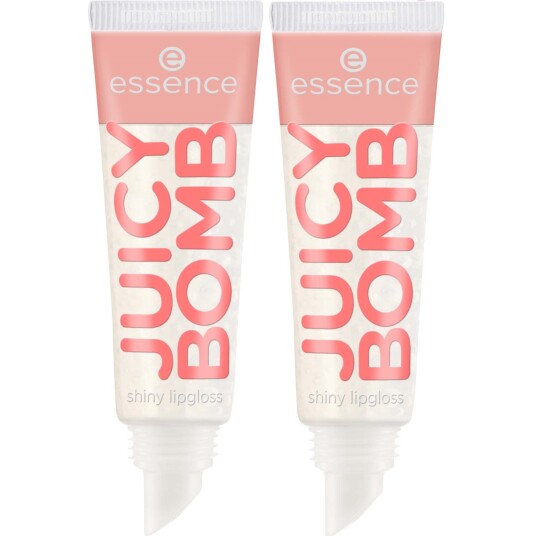 essence Juicy Bomb Shiny Lipgloss 101 Lovely Litchi 10 ml x 2 essence Juicy Bomb Shiny Lipgloss 101 Lovely Litchi 10 ml x 2