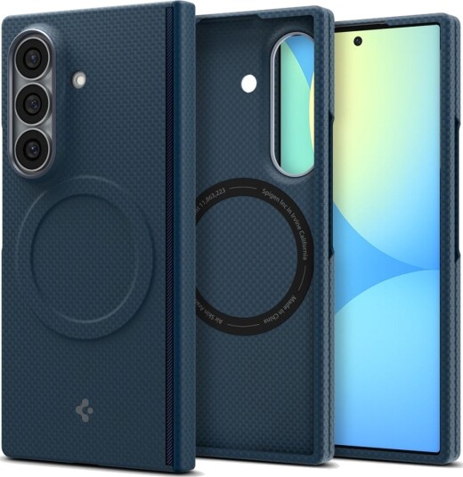 Spigen Aramid MagSafe Mobildeksel til Samsung Galaxy Z Fold8 Ultra - Marineblå