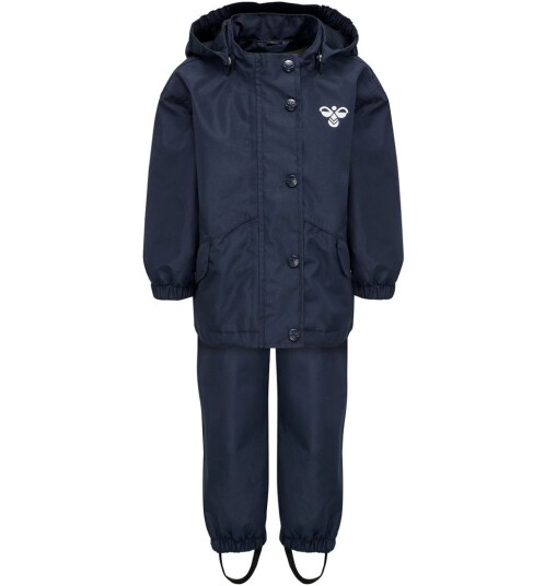 Hummel Hmlreva Rainsuit Mini Blue 86 Hummel Hmlreva Rainsuit Mini Blue 86