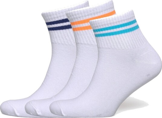 Jack & Jones Jacjoe Solid Short Socks 3 Pack White ONE SIZE