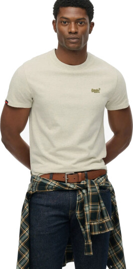 Superdry Essential Logo Emb Tee - Grey - XXL Superdry Essential Logo Emb Tee - Grey - XXL