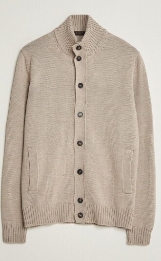 Zanone Virgin Merino Wool Chioto Beige Zanone Virgin Merino Wool Chioto Beige