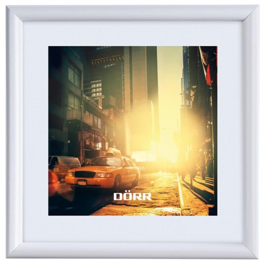 DÃRR New York Square Billedramme Plast 13x13cm Hvit