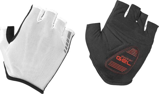 GripGrab Solara Tan Through Sykkelhansker Hvit