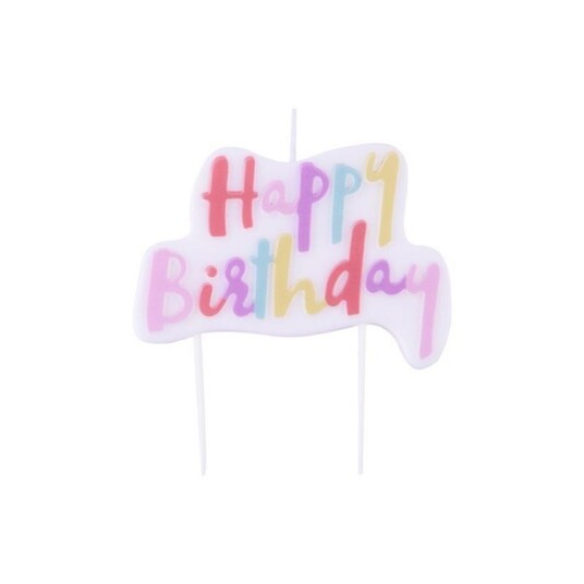 Pme Happy Birthday Kakelys Rosa Pastell Pme Happy Birthday Kakelys Rosa Pastell