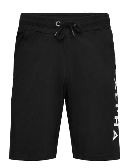 Alpha Industries Alpha Jersey Short - Black - S