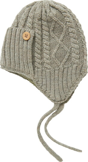 Name It Dried Sage NBMWrilla Knap Ull Strikk Lue 40-44