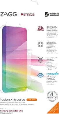 ZAGG InvisibleShield Fusion XTR for Samsung Galaxy S22 Ultra