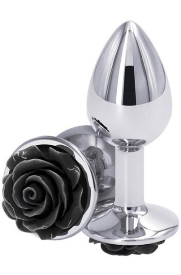 NS Novelties Rose Buttplug Small Black