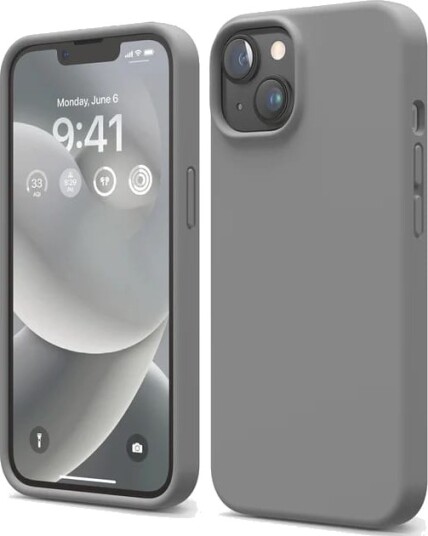 Elago silikondeksel (iPhone 14 Plus) Mørkegrå