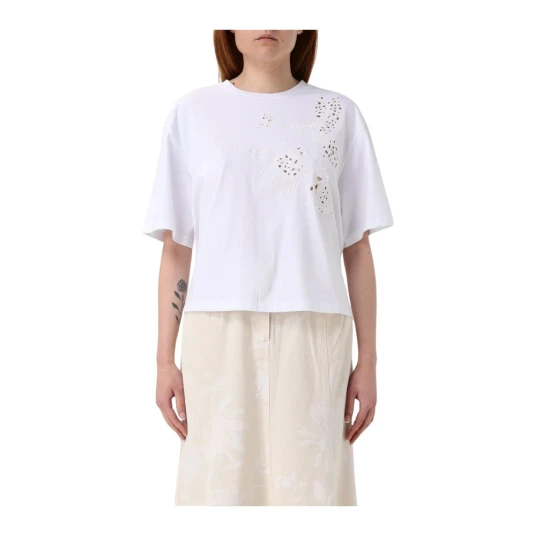 Twinset Dame Topper Hvit XS Twinset Dame Topper Hvit XS