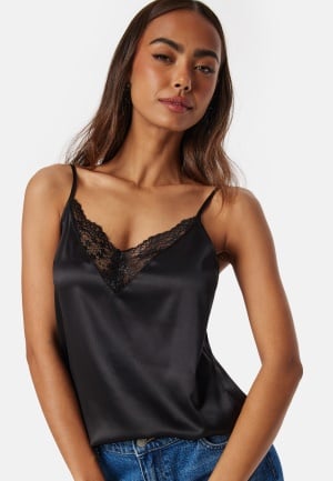 ONLY Victoria SL Lace Mix Singlet Black L ONLY Victoria SL Lace Mix Singlet Black L