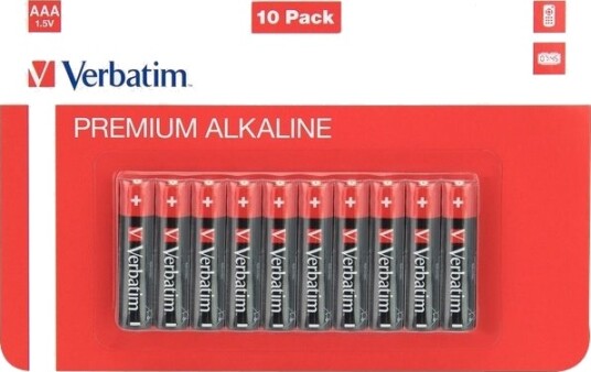 Verbatim Alkalisk batteri AAA 10-pk