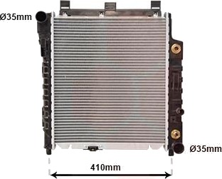 VAN WEZEL 30002238 Radiator motorkjøling VAN WEZEL 30002238 Radiator motorkjøling