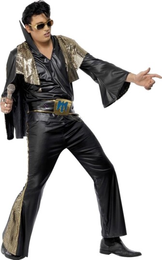 Jailhouse Rock Lisensiert Elvis Kostyme Strl M