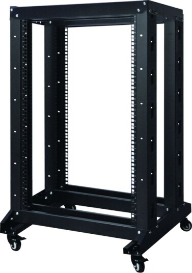 Inter-Tech Srb-6618 Rack Åpen Ramme 4-Stand Fritt Stående Ral 9005 18U 19"