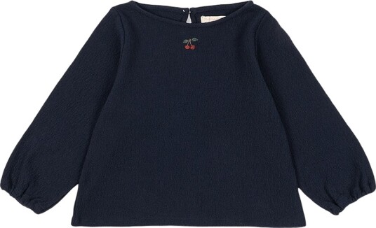 Konges Sløjd Genser - Romy - Dark Navy - Konges Sløjd - 5 år (110) - Genser - Marineblå