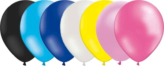 Ballongkungen Ballonger Metallic Fargerike 25-pakning 12300-25