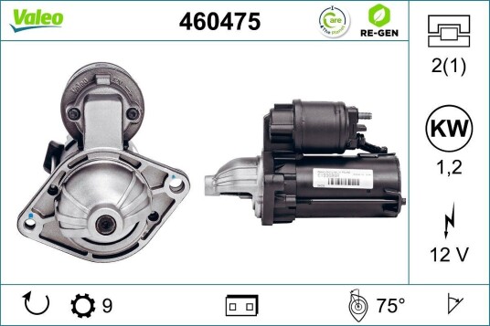 VALEO 460475 Starter VALEO 460475 Starter