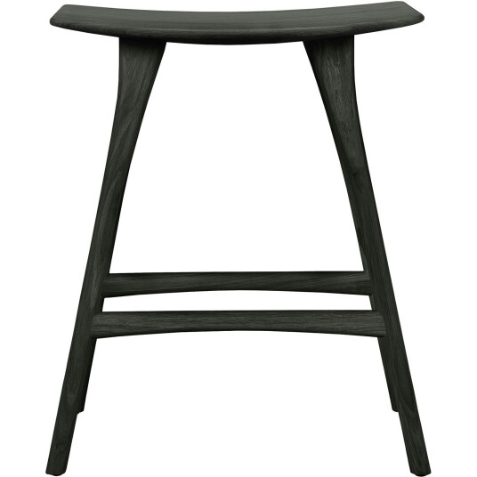 Ethnicraft Osso Barstol 65 cm Svartbeiset Eik