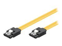 MicroConnect SATA III-kabel 30 cm med låseklips - Hankjønn til hankjønn MicroConnect SATA III-kabel 30 cm med låseklips - Hankjønn til hankjønn
