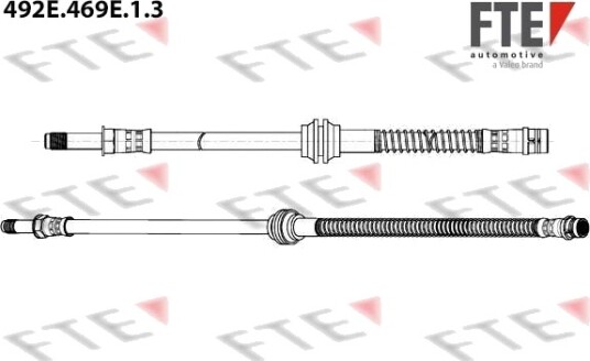 FTE 9240702 Bremseslange