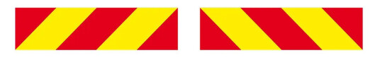 Refleks 565 x 130 x 1.0mm Aluminium E merket og godkjent pris for 2 stk Refleks 565 x 130 x 1.0mm Aluminium E merket og godkjent pris for 2 stk