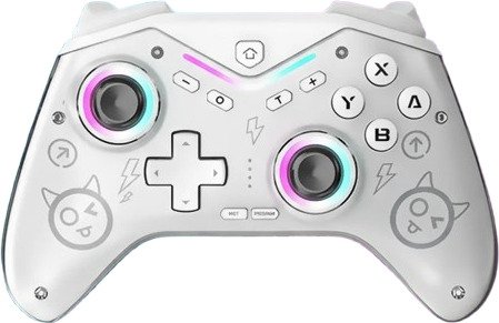 Deep Explorer Spark Trådløs Kontroller Nintendo Switch/Switch 2 Hvit