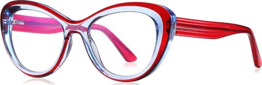 Briller   Rensy fra eo Selection   Blå   Acetate|Metall   cateye   Large