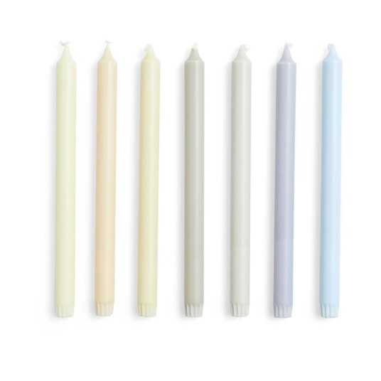 Hay Gradient Candle lys 7-pakning Neutrals Hay Gradient Candle lys 7-pakning Neutrals