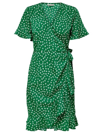 ONLY | Onlolivia S/S Wrap Dress Wvn Noos | 36