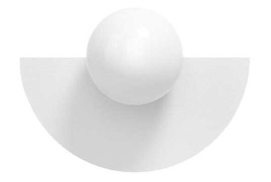 Swedish Ninja - Candy Big Circle 180 S Vegglampe Cottoncandy White Swedish Ninja