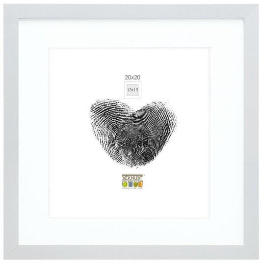 Deknudt S66KD1 P1 Billedramme i TrÃ¦ - 20x20cm - SÃ¸lv